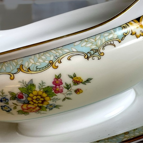 🌺Noritaki “Lanare” Bowls/Plates & Server - Picture 10 of 15